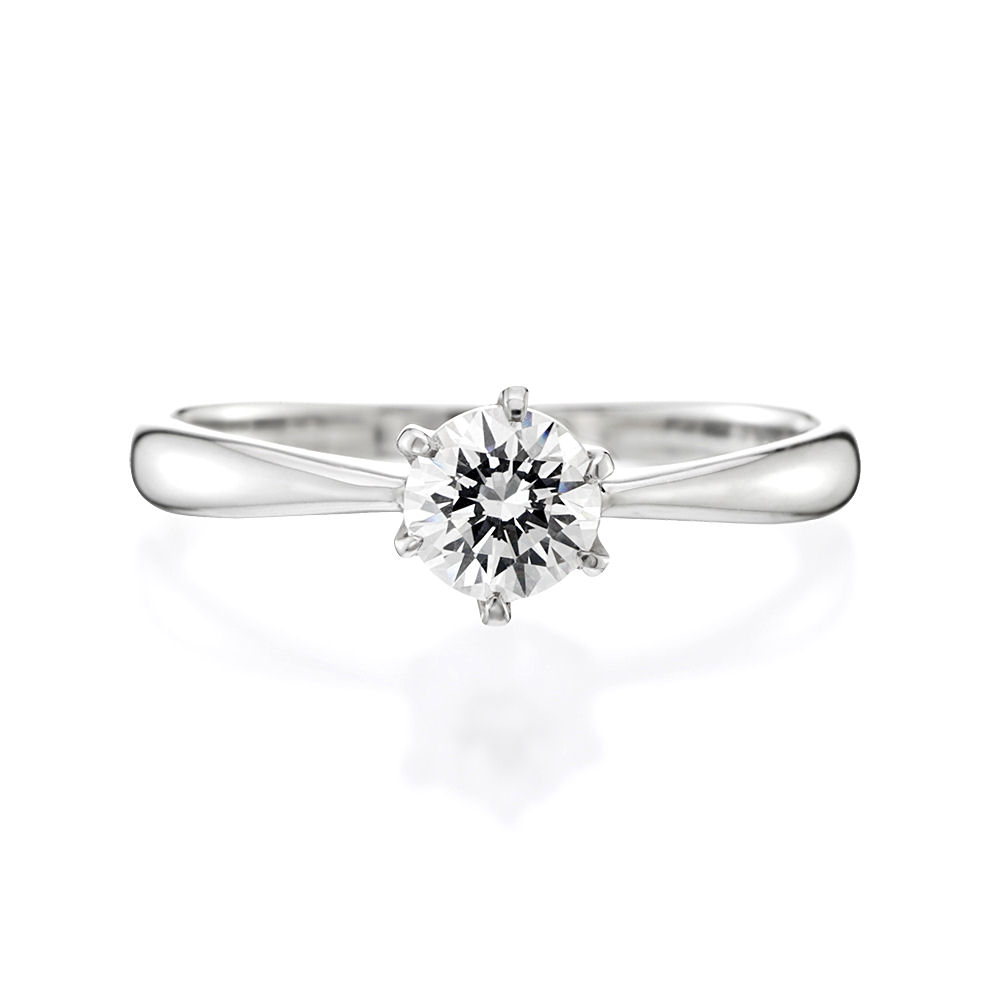 装飾ダイヤモンド02カラットティファニー セッティング 0.20ct. クラリティ・グレードIF  婚約指輪